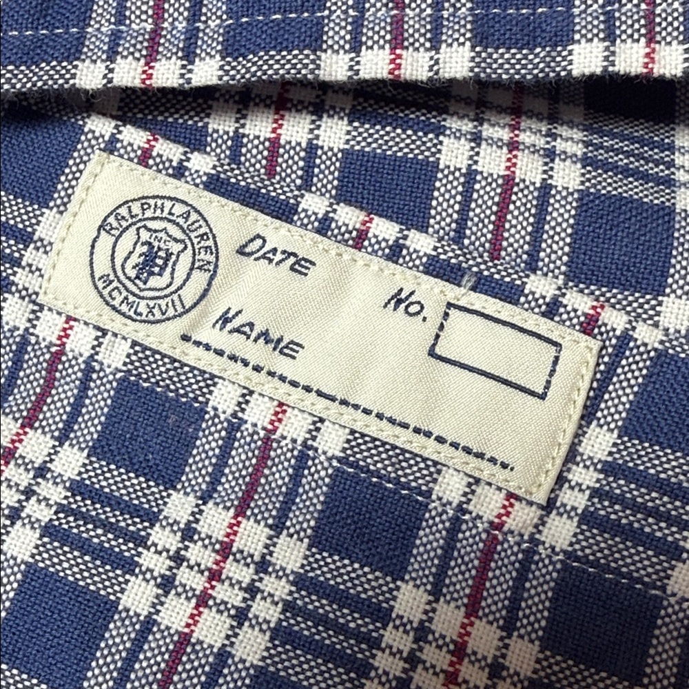 Ralph Lauren Classic Fit Plaid Oxford Shirt | Men’s XXL / 2XL | NWOT - Picture 11 of 12